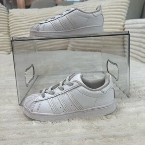 Adidas Kids Superstar Sneakers Size Kid 9K Color White